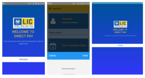 LIC PayDirect Android App