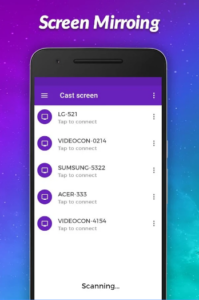 Screen Mirroring with TV android app