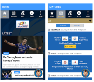 Mumbai Indians Official App Game