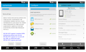 AirWatch Agent App