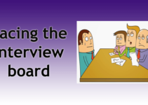 Facing the Interview board