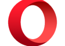 Opera browser with free VPN logo