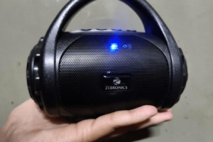 Zebronics Zeb-County Bluetooth Speaker with Built-in FM Radio, Aux Input and Call Function