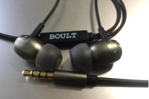 Boult Audio BassBuds Storm-X in-Ear Wired Earphones with Mic Grey logo